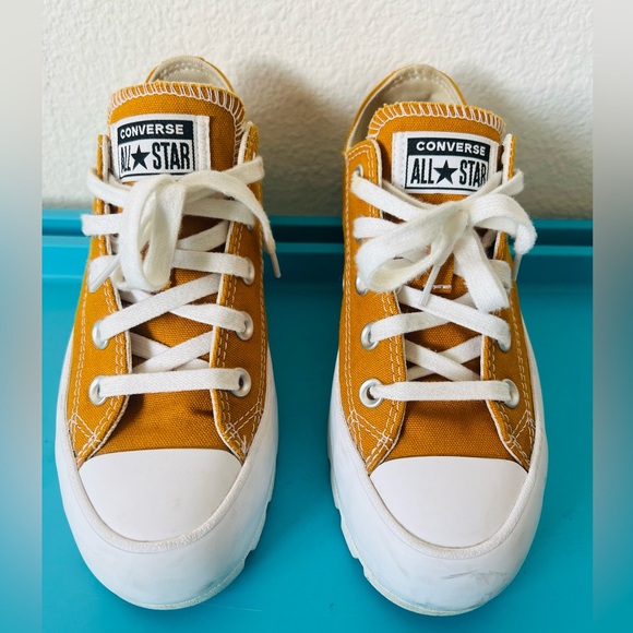 Converse Shoes - Converse Chuck Taylor All Star Platform Canvas, Yellow, Sz 5.5/22.5cm